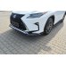 Накладка сплиттер на передний бампер на Lexus RX IV F-Sport